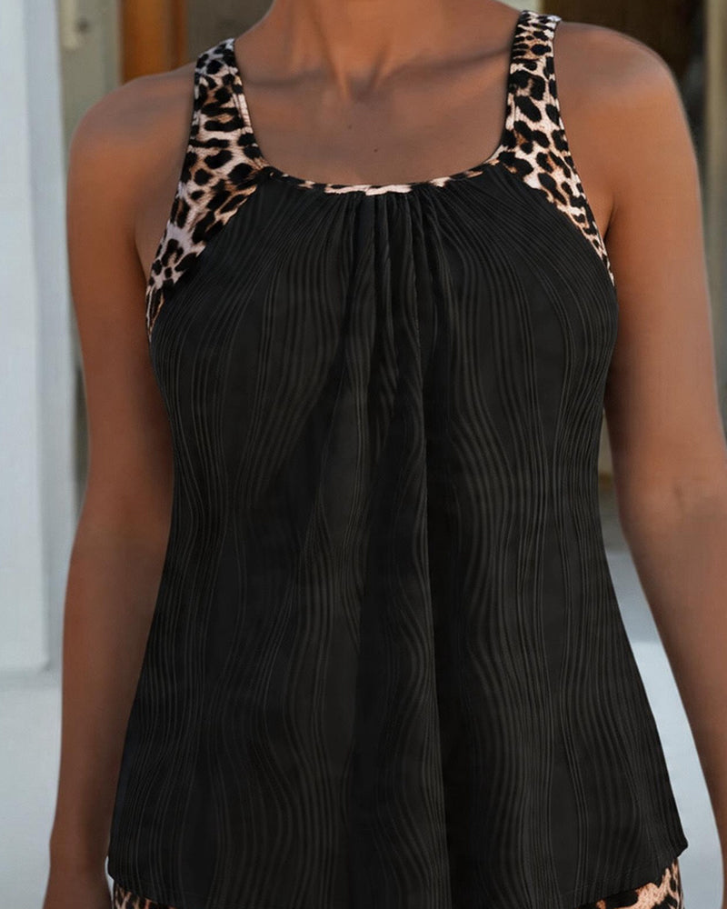 Leopard Print Tankini