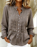 Commute-Casual Gathered Blouse