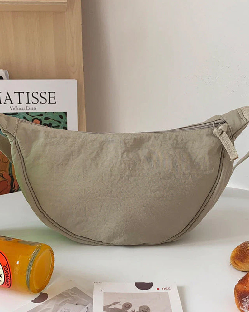 Simple Women Dumpling Shoulder Bag