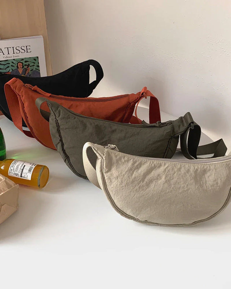 Simple Women Dumpling Shoulder Bag