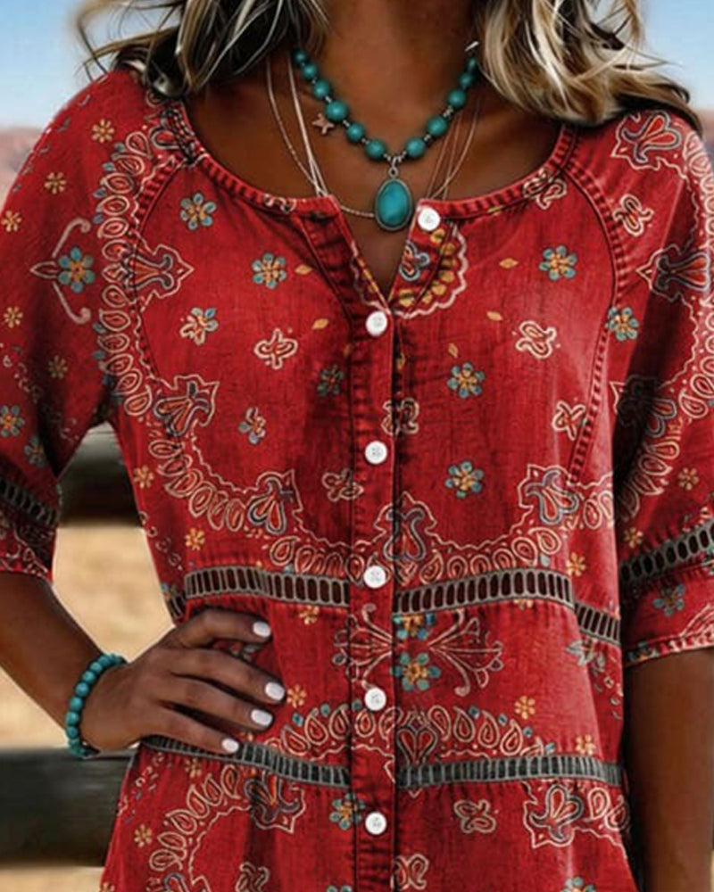 Casual Floral Dress