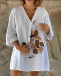 Printed loose tops for women
