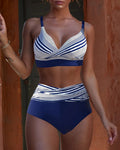 Striped Push-Up Two-Piece Bikini