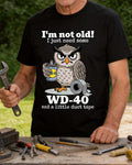 Owl Fun Solid Color Casual T-Shirt