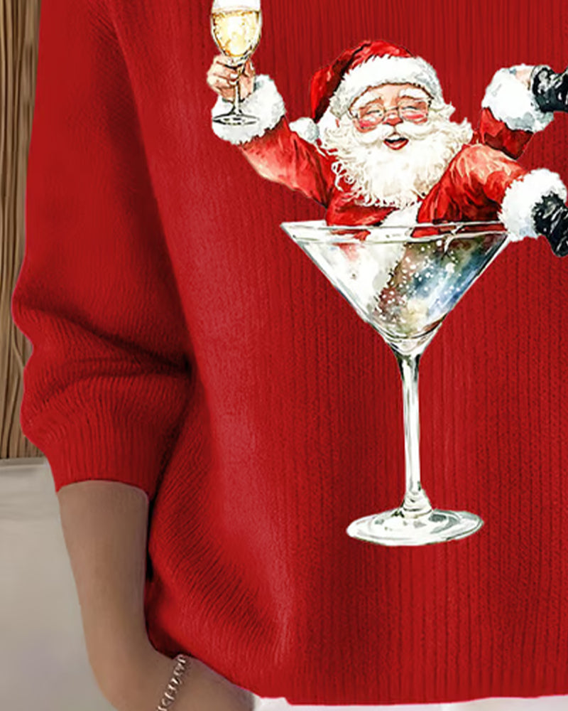 Turtleneck Christmas Slim Jumper
