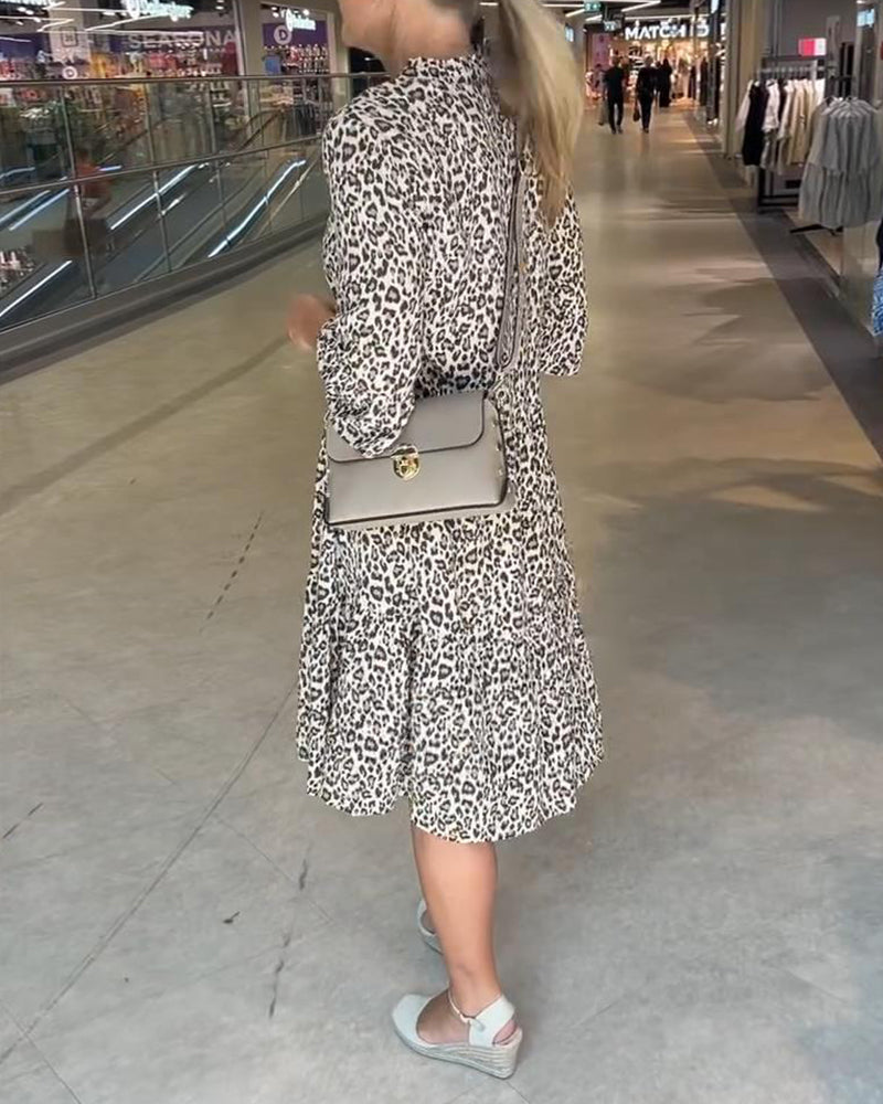 Leopard Print Dress
