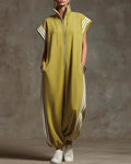 Hip Hop Striped Jumpsuit