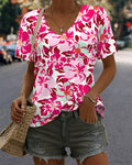 V-Neck Comfortable Short-Sleeved T-Shirt