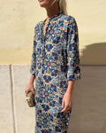 Retro Fashion Print Dress