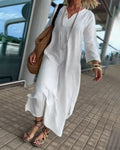 Elegant And Stylish V-Neck Dress