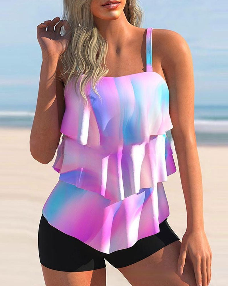 Skirt swimsuit two piece bikini