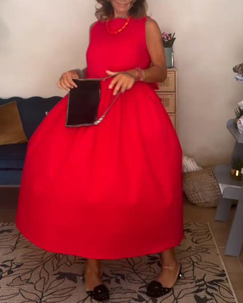 Backless Bow Dress