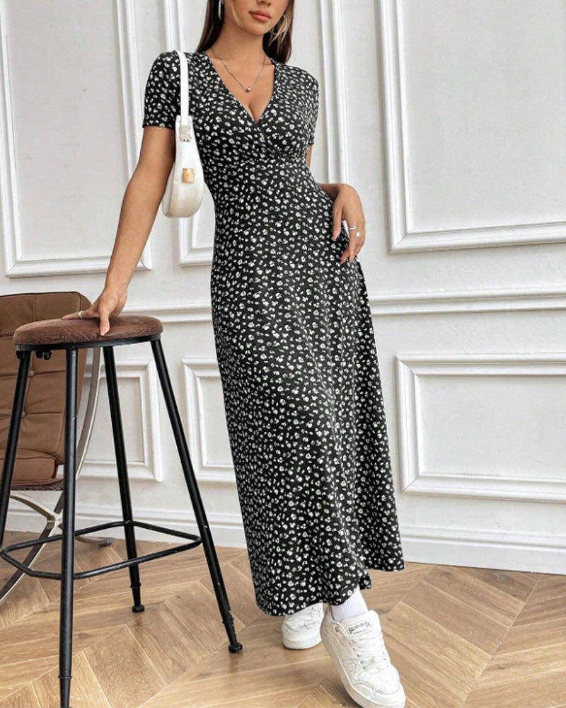 Sexy Elegant Printed Dress