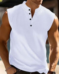 Men's Henry Solid Color Sports Tank Top