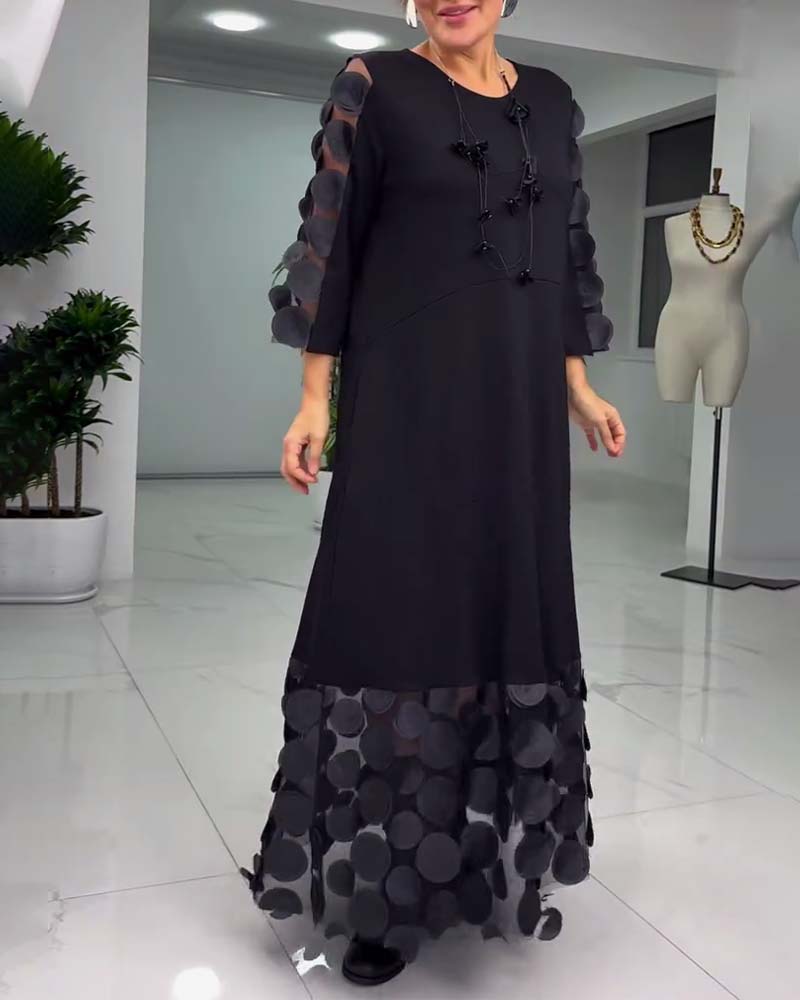 3D Embroidery Fashion Dress