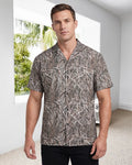 Reed Camouflage Print Casual Shirt