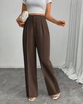 Casual Loose Straight Wide-Leg Pants