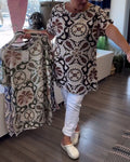 Casual round neck floral Blouse