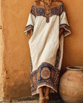One Shoulder Fashion Printed Long Dress