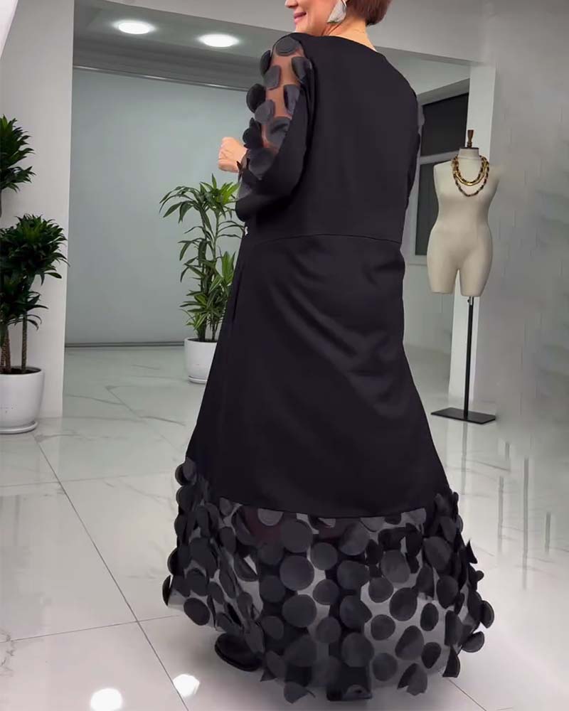 3D Embroidery Fashion Dress