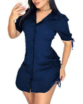 Waist Tie Shirt Dress