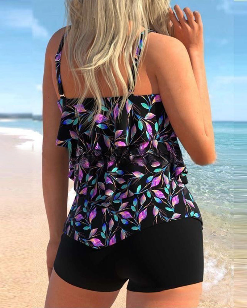 Skirt swimsuit two piece bikini