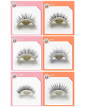 Reusable self-adhesive eyelashes