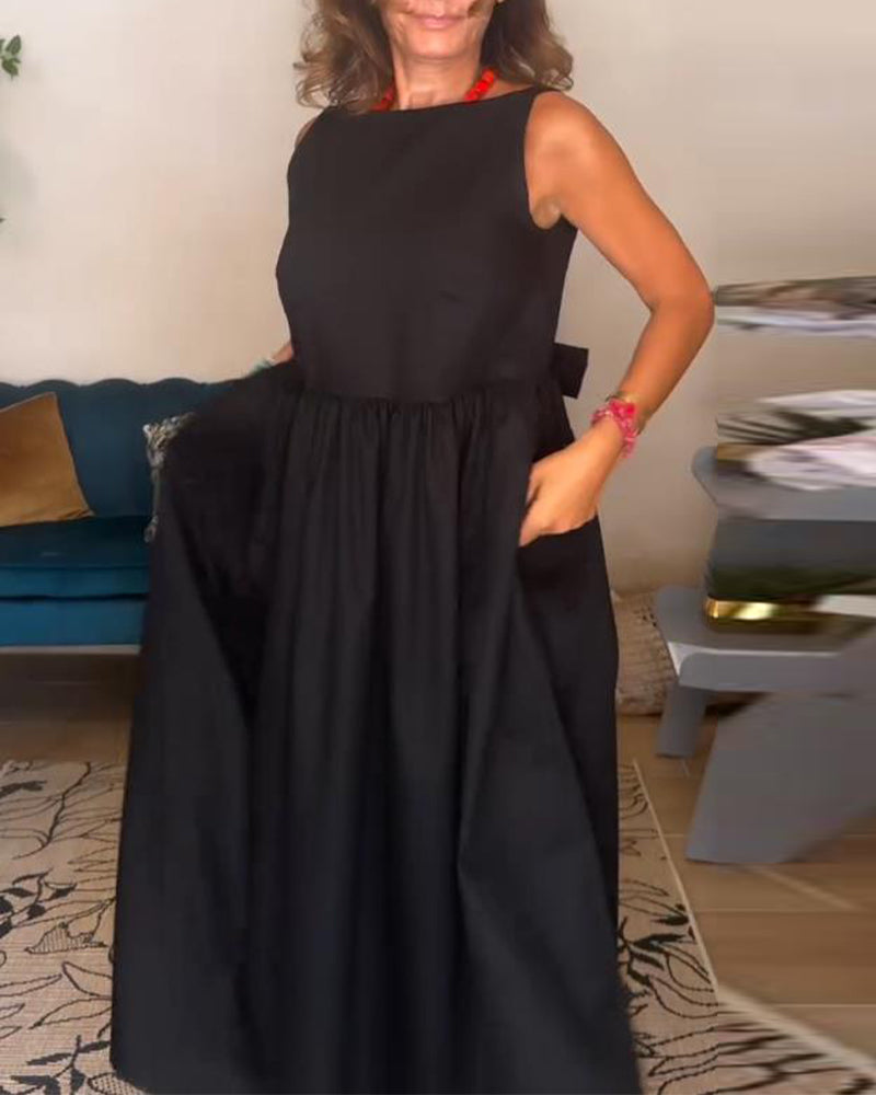 Backless Bow Dress