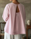 Loose-Fitting Backless Top