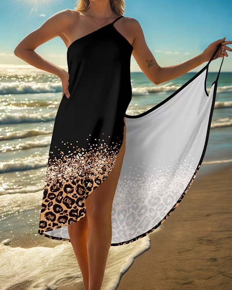 Spaghetti Strap Sexy Beach Dress