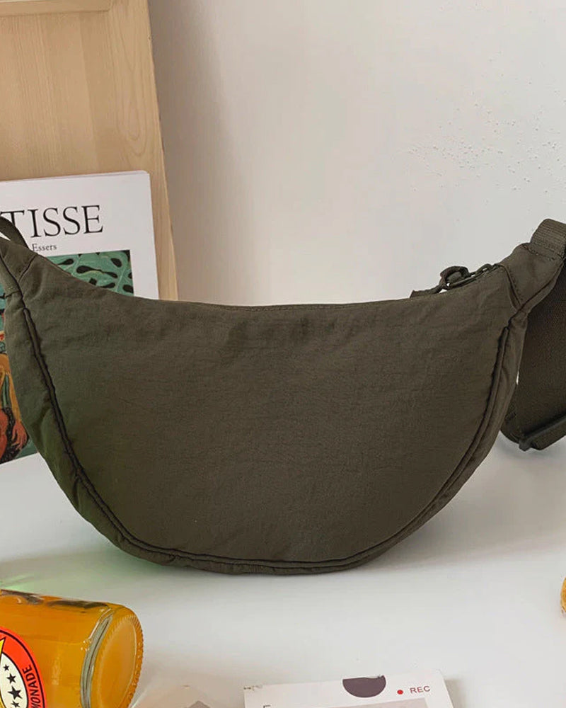 Simple Women Dumpling Shoulder Bag