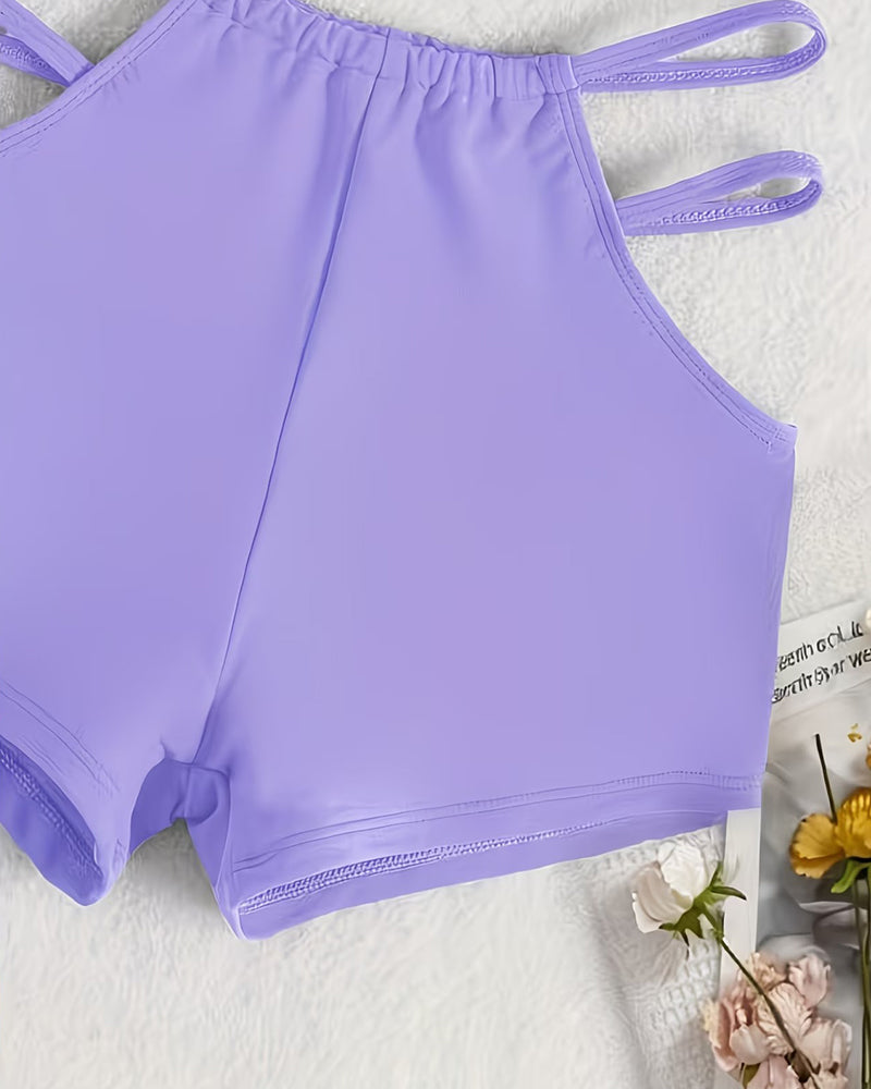 Lapel Halter Bikini