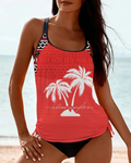 Slingback Two-Piece Swimsuit