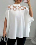 Off-The-Shoulder Bat Sleeve Elegant Blouse