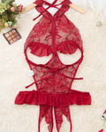 Lace Hollow Sexy One-Piece Underwear
