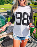 Casual Raglan Sleeve T-Shirt