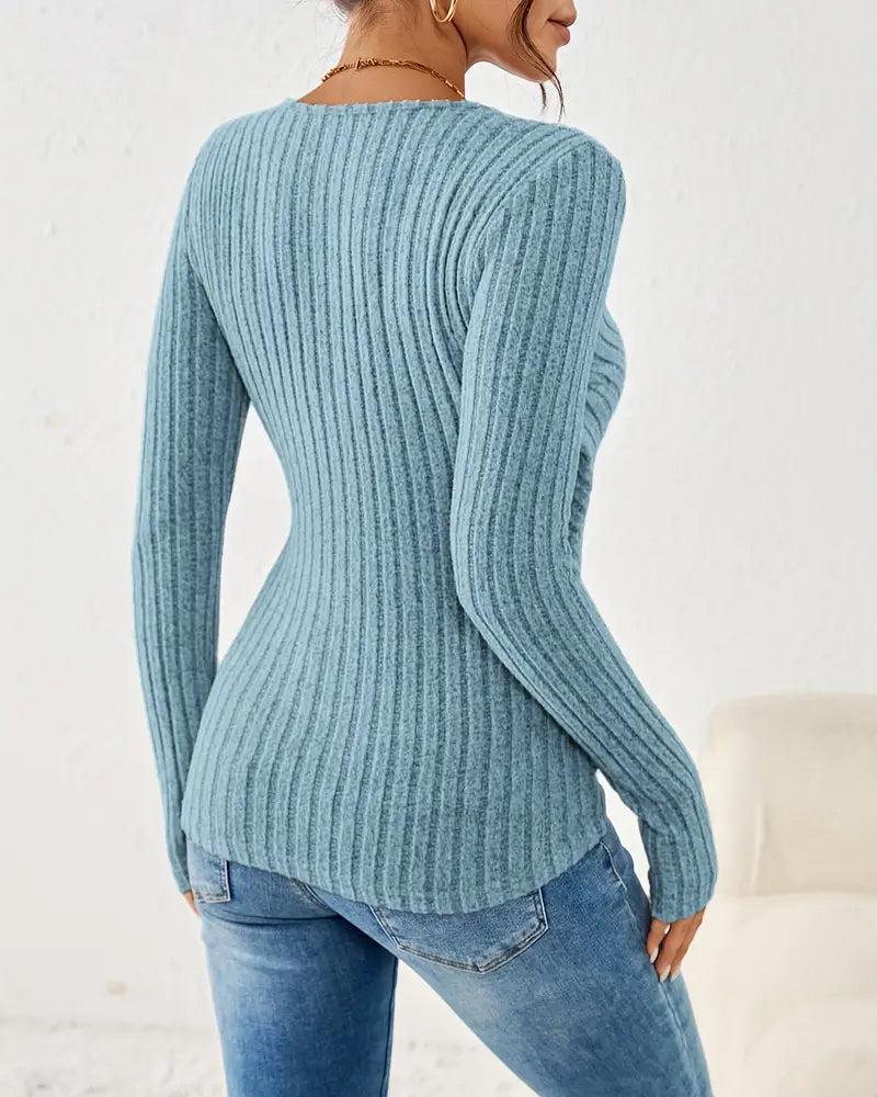 V-Neck Slim Fit Top