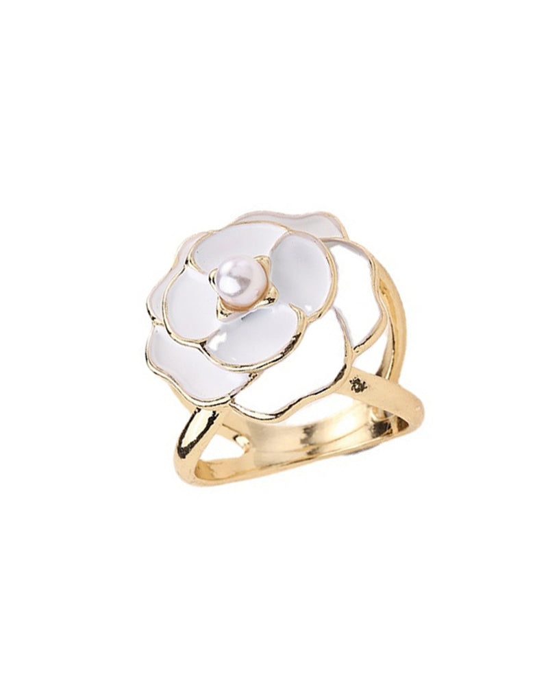 Camellia scarf buckle