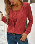 Fake Two-Piece Knit Sweater