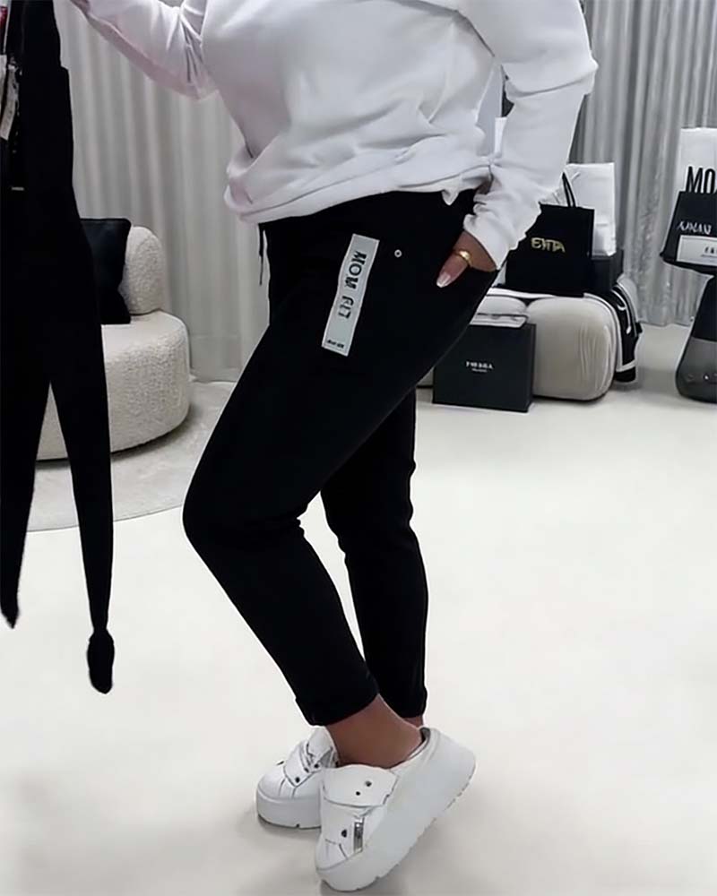 Fashion Stretch Drawstring Pants
