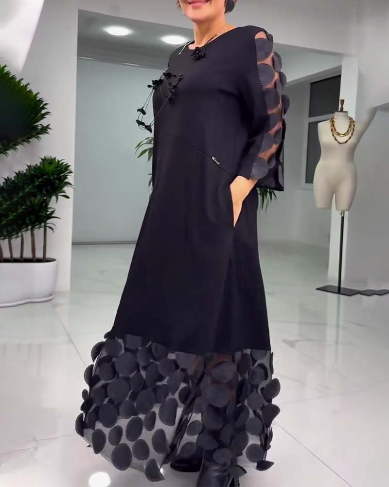 3D Embroidery Fashion Dress