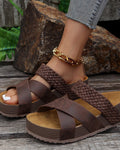 Fashion Platform Slide Sandal